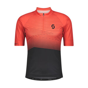 SCOTT Cyklistický dres s krátkym rukávom - ENDURANCE 20 - červená/čierna